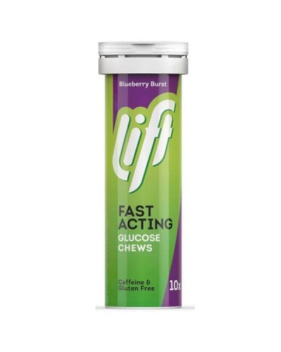 LIFT GLUCOTABS FAST ACTIVE CHEWS RASBERRY 10 Μασώμενες Ταμπλέτες