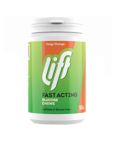 GLUCO LIFT FAST ACTING GLUCOSE CHEWS ORANGE 50 Μασώμενες Ταμπλέτες