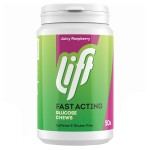 GLUCO LIFT FAST ACTING GLUCOSE CHEWS RASPBERRY 50 Μασώμενες Ταμπλέτες