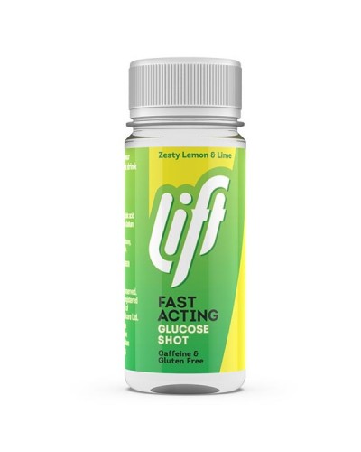 GLUCO LIFT FAST ACTING GLUCOSE SHOT LEMON & LIME 60ml