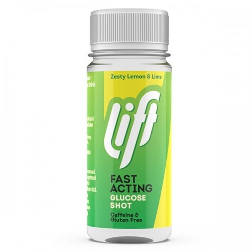 GLUCO LIFT FAST ACTING GLUCOSE SHOT LEMON & LIME 60ml