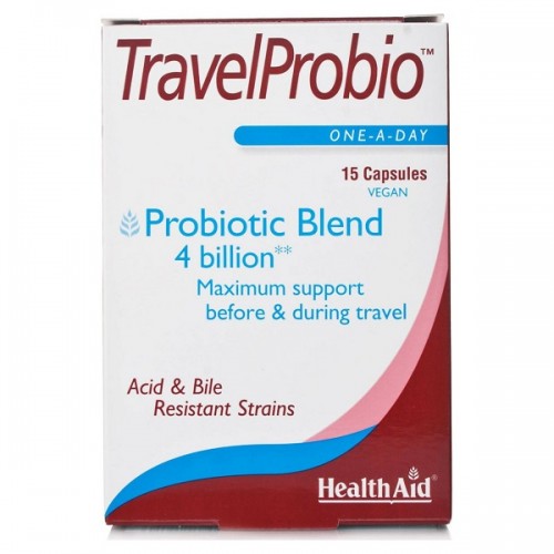 HEALTH AID TRAVEL PROBIO 15CAPS