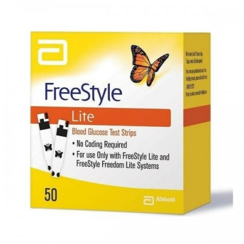 ABBOTT FREESTYLE LITE STRIPS ΤΑΙΝΙΕΣ ΜΕΤΡΗΣΗΣ ΣΑΚΧΑΡΟΥ 50τμχ