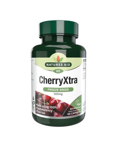 NATURES AID CHERRYXTRA 500mg FREEZE-DRIED 60caps