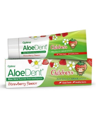 OPTIMA ALOEDENT CHILDRENS TOOTHPASTE ΓΕΥΣΗ ΦΡΑΟΥΛA 50ml