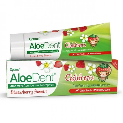 OPTIMA ALOEDENT CHILDREN'S TOOTHPASTE ΓΕΥΣΗ ΦΡΑΟΥΛA 50ml