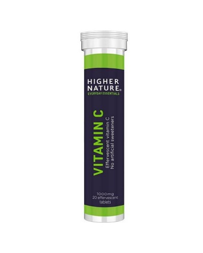 HIGHER NATURE VITAMIN C EFFERVESCENT 1000mg 20eff  tabs