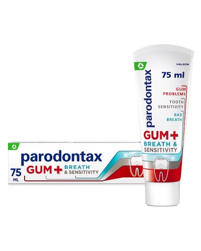 PARODONTAX GUM+ BREATH & SENSITIVE TOOTHPASTE 75ml