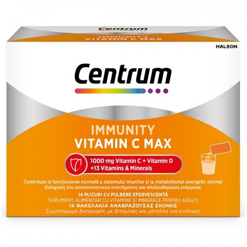 CENTRUM IMMUNITY VITAMIN C MAX 14 Sachets