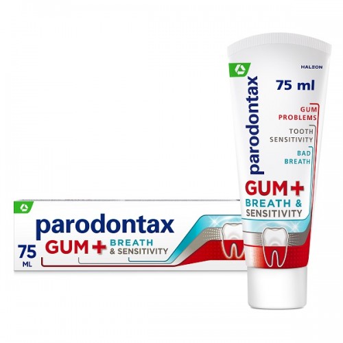 PARODONTAX GUM+ BREATH & SENSITIVE TOOTHPASTE 75ml