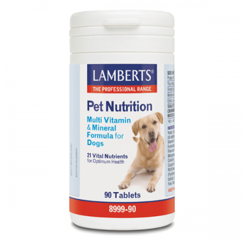 LAMBERTS PET NUTRITION MULTIVITAMIN & MINERAL FORMULA FOR DOGS 90tabs