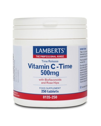 LAMBERTS VITAMIN C 500mg TIME RELEASE 250tabs