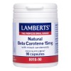 LAMBERTS NATURAL BETA CAROTENE 15mg 90caps