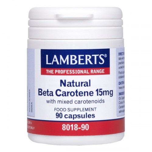 LAMBERTS NATURAL BETA CAROTENE 15mg 90caps