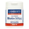 LAMBERTS BIOTIN 500μg 90caps