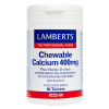 LAMBERTS CHEWABLE CALCIUM 400mg 60tabs