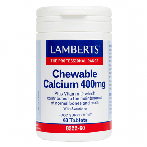 LAMBERTS CHEWABLE CALCIUM 400mg 60tabs