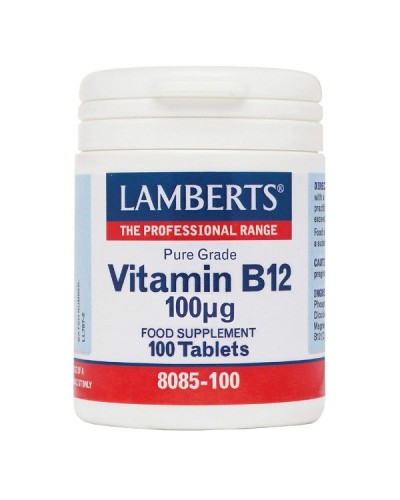 LAMBERTS VITAMIN B12 100μg 100tabs