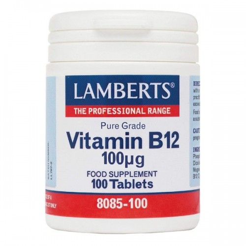 LAMBERTS VITAMIN B12 100μg 100tabs