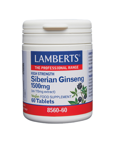 LAMBERTS SIBERIAN GINSENG 1500mg 60tabs