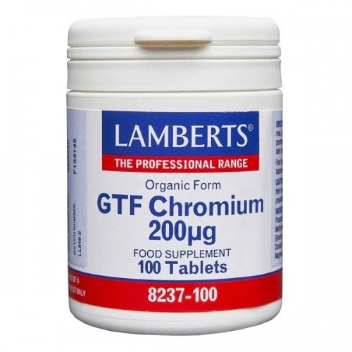 LAMBERTS GTF CHROMIUM 200μg 100tabs