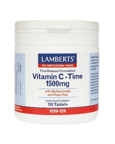 LAMBERTS VITAMIN C 1500mg TIME RELEASE 120tabs