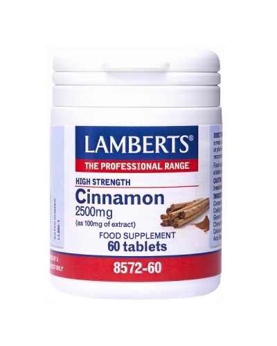 LAMBERTS CINNAMON 2500mg 60tabs