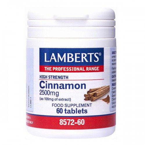 LAMBERTS CINNAMON 2500mg 60tabs