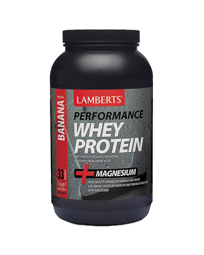 LAMBERTS PERFORMANCE WHEY PROTEIN BANANA 1000g