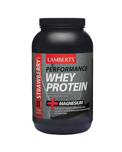 LAMBERTS PERFORMANCE WHEY PROTEIN STRAWBERRY 1000g