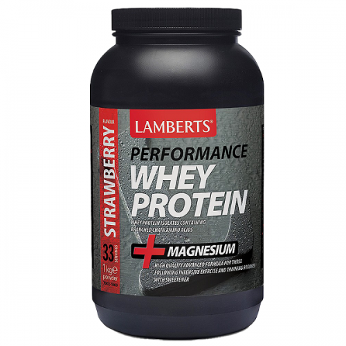 LAMBERTS PERFORMANCE WHEY PROTEIN STRAWBERRY 1000g