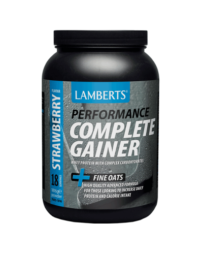 LAMBERTS PERFORMANCE COMPLETE GAINER WHEY PROTEIN STRAWBERRY 1816g