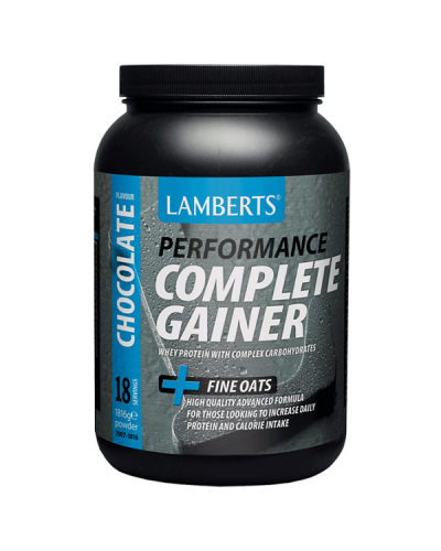 LAMBERTS PERFORMANCE COMPLETE GAINER WHEY PROTEIN CHOCOLATE 1816g