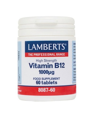 LAMBERTS VITAMIN B12 1000μg 60tabs