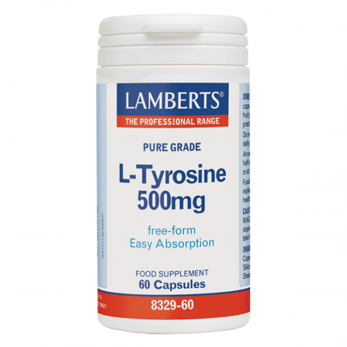 LAMBERTS L-TYROSINE 500mg 60caps