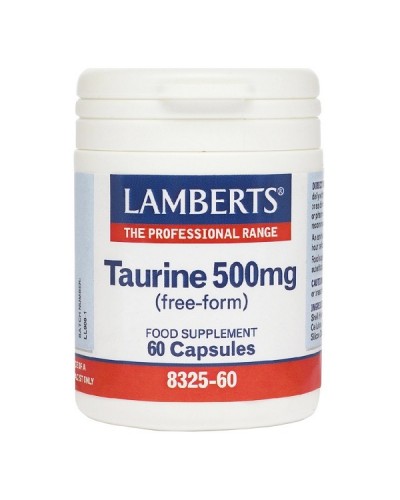 LAMBERTS TAURINE 500mg 60caps