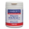 LAMBERTS VITAMINS D3 1000iu & K2 90µg 60caps