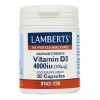 LAMBERTS VITAMIN D3 4000iu (100μg) 30caps