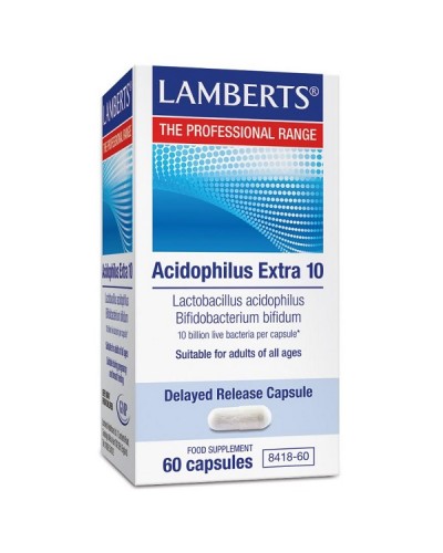 LAMBERTS ACIDOPHILUS EXTRA 10 60caps