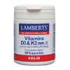 LAMBERTS VITAMINS D3 2000iu & K2 90µg 90caps