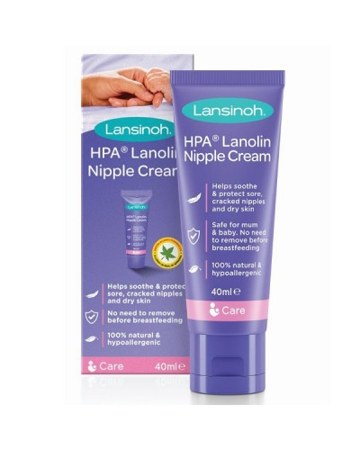 LANSINOH HPA LANOLIN NIPPLE CREAM ΚΡΕΜΑ ΛΑΝΟΛΙΝΗΣ ΓΙΑ EΡΕΘΙΣΜΕΝΕΣ ΘΗΛΕΣ 40ml