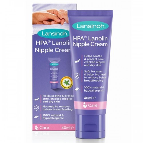 LANSINOH HPA LANOLIN NIPPLE CREAM ΚΡΕΜΑ ΛΑΝΟΛΙΝΗΣ ΓΙΑ EΡΕΘΙΣΜΕΝΕΣ ΘΗΛΕΣ 40ml