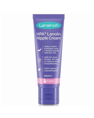 LANSINOH HPA LANOLIN NIPPLE CREAM ΚΡΕΜΑ ΛΑΝΟΛΙΝΗΣ ΓΙΑ EΡΕΘΙΣΜΕΝΕΣ ΘΗΛΕΣ 40ml