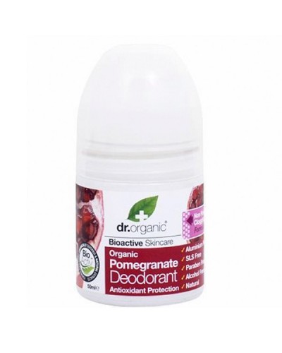 DR ORGANIC POMEGRANATE DEODORANT 50ml