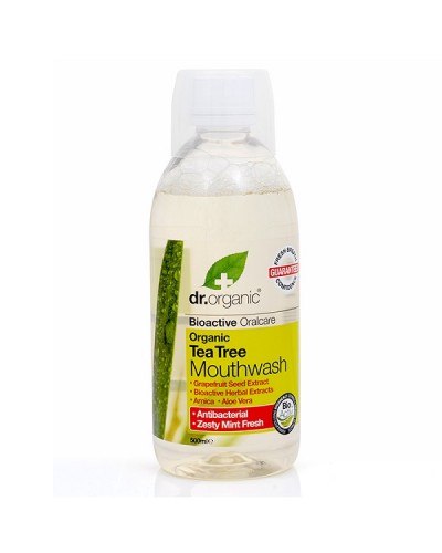 DR ORGANIC TEA TREE MOUTHWASH 500ml