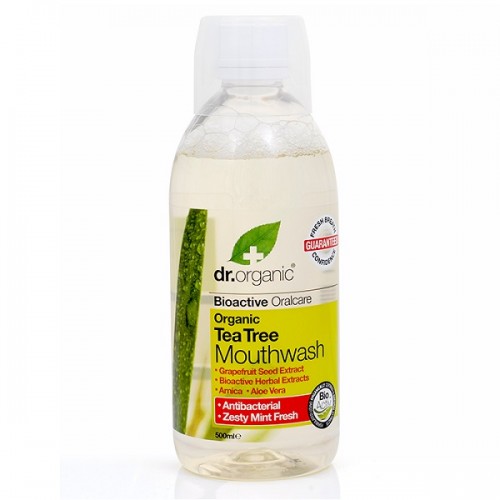 DR.ORGANIC TEA TREE MOUTHWASH 500ml