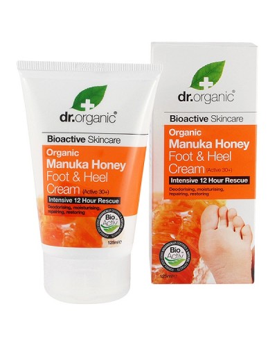 DR ORGANIC MANUKA HONEY FOOT & HEEL CREAM 125ml