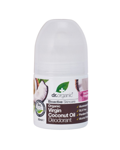 DR ORGANIC VIRGIN COCONUT OIL DEODORANT 50ml