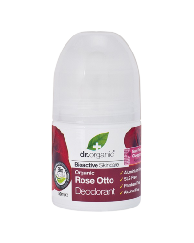 DR ORGANIC ROSE OTTO DEODORANT 50ml