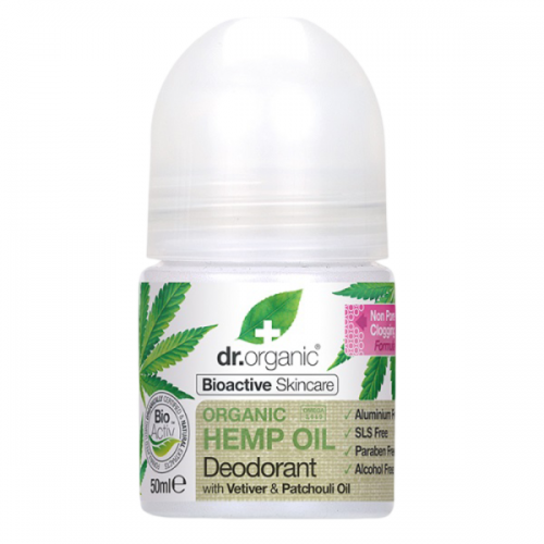 DR.ORGANIC ORGANIC HEMP OIL DEODORANT 50ml